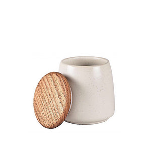 Stoneware Jar With Lid Height 12 cm