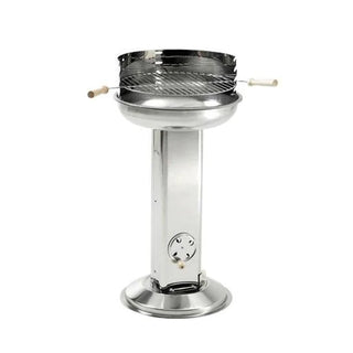 Stainless Steel Pedestal BBQ Round