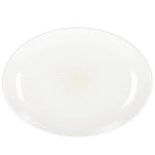 Serving Ivory Oval Plate