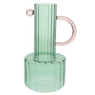Vase Verde/ Rosa  H 24 Glass Design Wetube