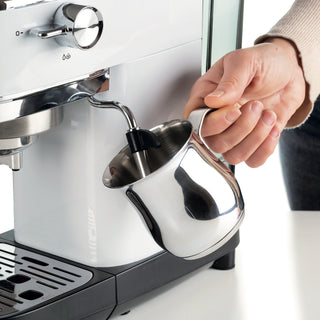 Metal Coffee Machine With Pressure White