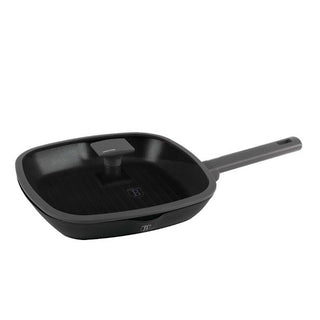 Grill pan with lid, 28 cm, Anthracite