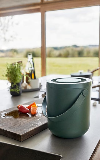 Waste Bin Circular 3L Black