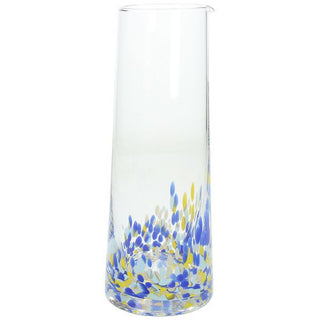 Vetro Venezia Blue -Yellow Carafe 10x26 h