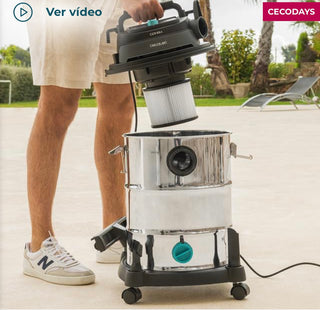 CECOTEC - Conga Rockstar Wet & Dry Steel Pro 8115 Vacuum Cleaner