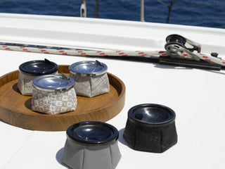 Ashtray Rattan – Nero