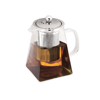 Square glass Teapot with filter