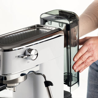 Metal Coffee Machine With Pressure White