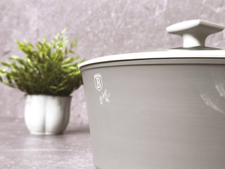 Casserole with lid,Matt Grey