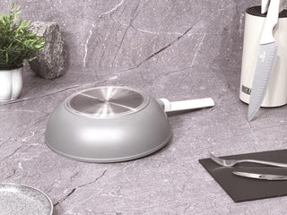 Wok, 28 cm Grey Matt