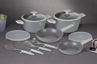 12-Piece Kitchen Stackable Cookware Set Aspen Collection