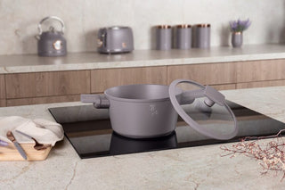Casserole with lid, Taupe