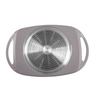 Grill plate, 47 cm, Taupe