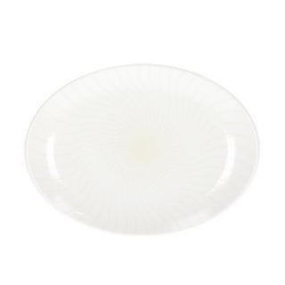 Serving Ivory Oval Plate