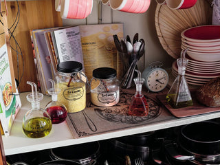 Jar W/Lid+Spoon, Dolce Casa La Cascina