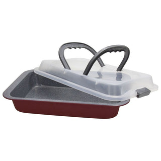 Sweet Cherry Rect. Pan Take Away 32x22x6cm