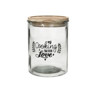 Jar w/Lid, Dolce Casa Cooking w/Love