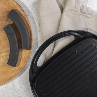 Grill plate, 47 cm, Anthracite