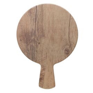 Round Cutting Board Show Plate Wooden