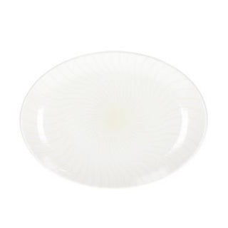 Serving Ivory Oval Plate 36X27.5 cm