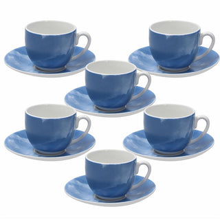Sfera Colorplay Coffee Cup & Saucer Set of 6 pcs