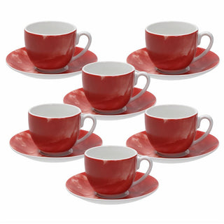 Sfera Colorplay Coffee Cup & Saucer Set of 6 pcs