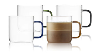 Glass Cup Torino 30cl 4pcs Assorted