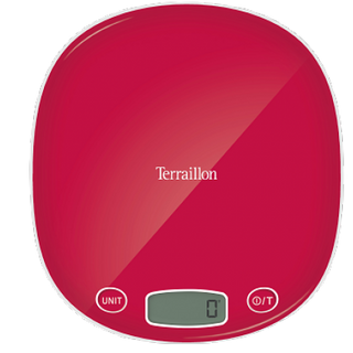 Electronic kitchen scale Red