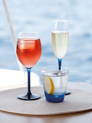 Ecozen Water Glass – Party Blue – 6 Pcs