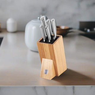 6 pcs knife set with bamboo stand