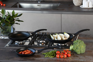 Grancuci Rock In Black Line Set 2 Pans 26-30cm