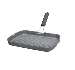 Rectangular Grill 34x24cm Marble Nero Floatec