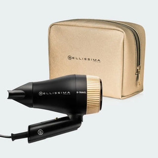 Travel hairdryer with B-Travel folding handle