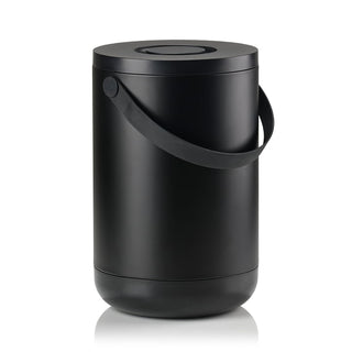 Waste Bin Circular 22L Black