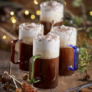 Glass Mug Torino 35 cl 4pcs Assorted