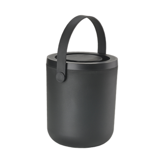 Waste Bin Circular 22L Black