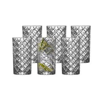 Highball  Diamond 41cl 6pcs Clear