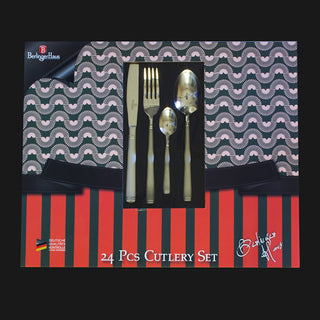 24 pcs cutlery set, mirror