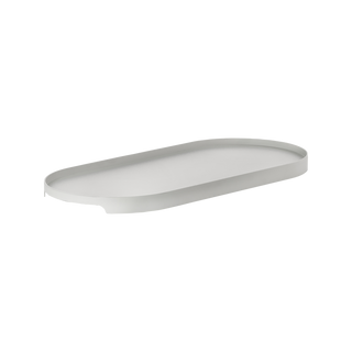 Tray warm grey Singles Hill 23cm oval