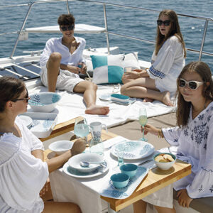 Mare - Rectangular Tray Blue