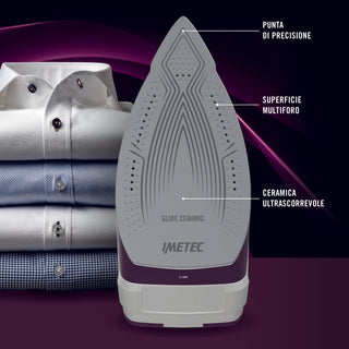 Imetec Steam Iron , 4X Zero Calc Z3 3900, 2400W, 170G , Glide Ceramic