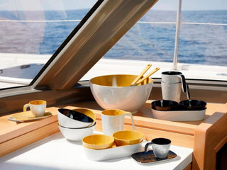 Summer - Salad Bowl & Cutlery - Mustard