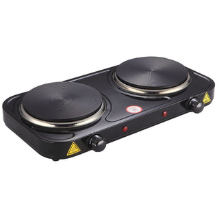 Electric Cooker 2Plates 15,5/15,5 2000W Black