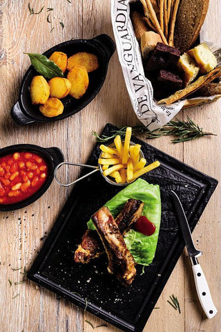 Vulcania Black Collection tableware