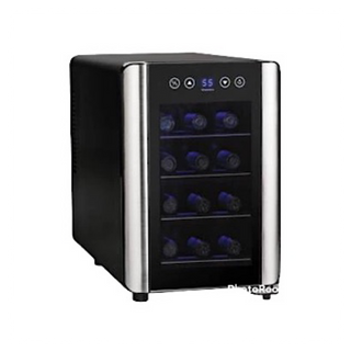 Thermoelectric Wine Cooler , 12 Bottles , Single Zone