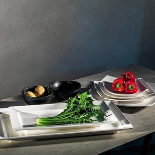 Rect.Tray 75x25cm Show Plate Bianco