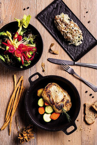 Vulcania Black Collection tableware