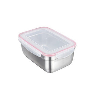 Inox Food Container Titanium 1100ml Rect