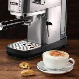 Metal Espresso Machine for Ground Coffee and Pods