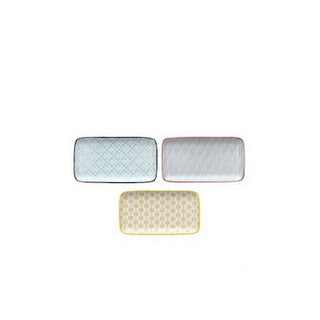 Linea Portata Delhi Rectangula plate Set 3pcs